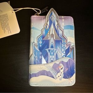 Loungefly Disney Frozen Princess Castle Zip Around Wallet